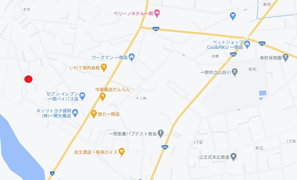 一関市山目字立沢 売り土地