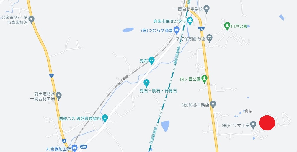 一関市真柴字宇南田 中古住宅